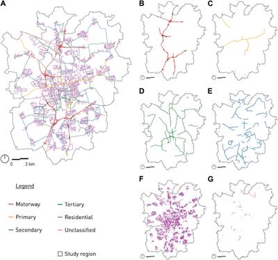 A computational approach for categorizing street segments in urban street networks based on topological properties